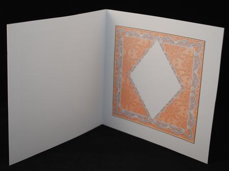 Borange Snow D.diamond 7in x 7in Square Insert Panel Sheet by Yvonne Middleton