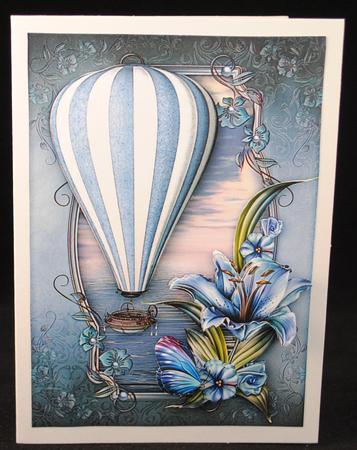 Sunset Balloon by Yvonne Middleton