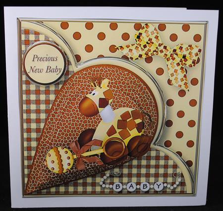 New Baby Teardrop Pyramid Card Mini Kit by Yvonne Middleton