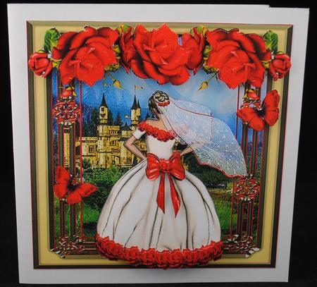 A Fairy Tale Wedding Card Front Kit by Yvonne Middleton