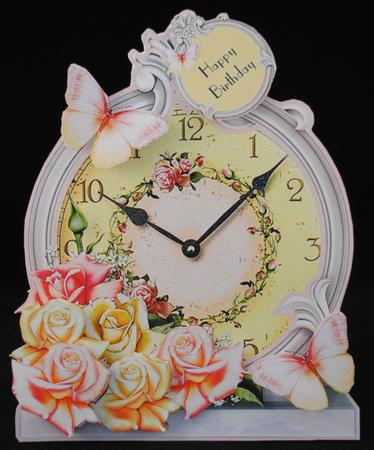 Stunning Shaped Time Card Kit by Yvonne Middleton