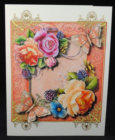 8x8 App Beautiful English Garden Roses by Yvonne Middleton