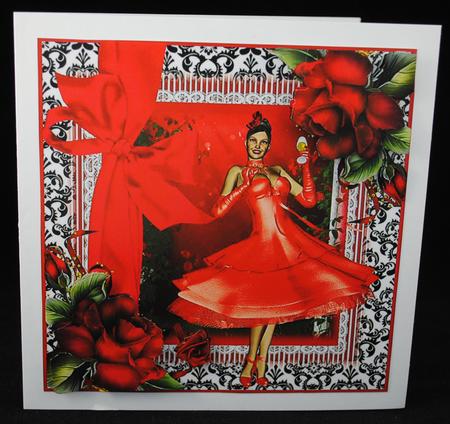 Cheers! Quick Topper Card Front by Yvonne Middleton