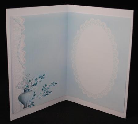 Lovely Aqua Incert  by Yvonne Middleton