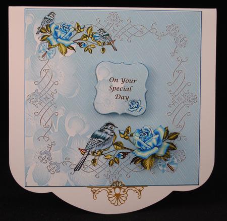 Birds and Roses by Yvonne Middleton
