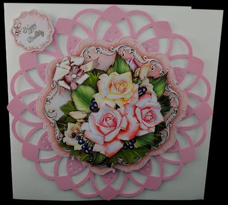 Vintage Rose Roses by Yvonne Middleton