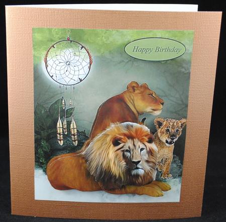 Jungle Dreams Topper with Decoupage by Yvonne Middleton