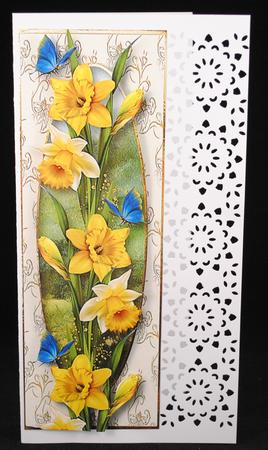 Beautiful Spring Daffodils Large Dl by Yvonne Middleton