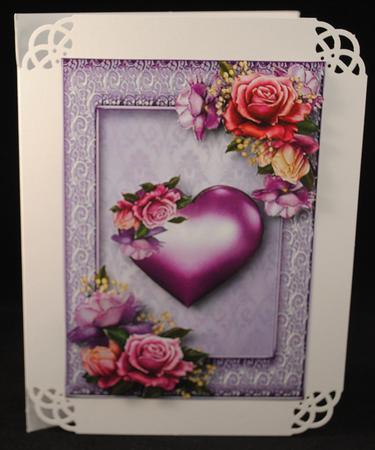The Purple Heart A5 by Yvonne Middleton