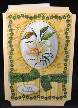 Lily Oval Pyramid by Yvonne Middleton