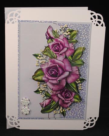 Heritage Roses Corsage by Yvonne Middleton