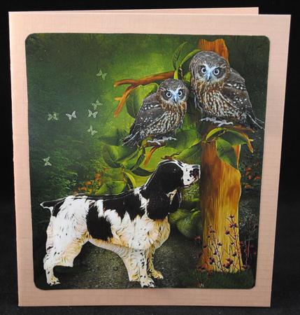 Forest Walk Topper with Decoupage by Yvonne Middleton