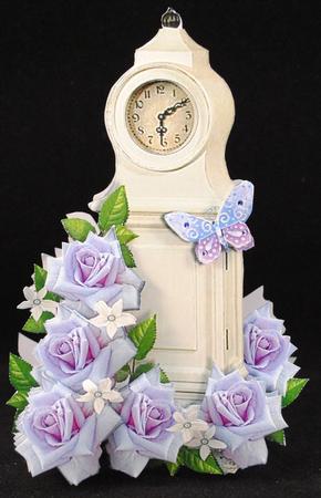Pretty Things Shaped Card Mini-kit - Lilac Rose Time by Yvonne Middleton