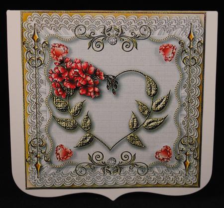 Lacey Heart Card Topper 2 by Yvonne Middleton