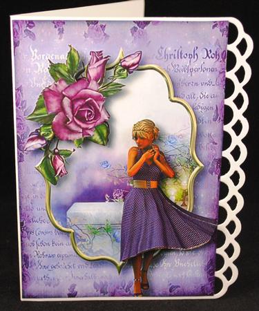 Ladies Day with Heritage Roses by Yvonne Middleton