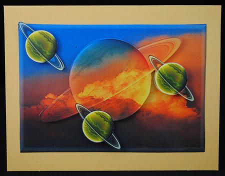 Lost in Space Background 2 by Yvonne Middleton