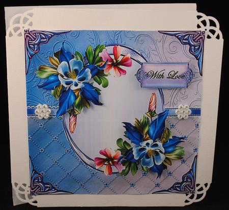 Lilac Card Front by Yvonne Middleton