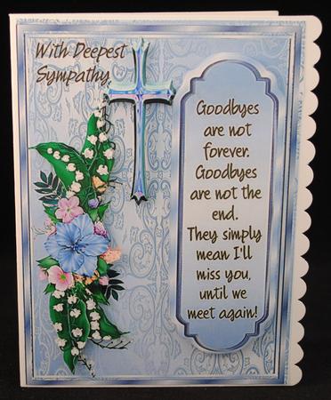 Sympathy Goodbyes Are Not Forever by Yvonne Middleton