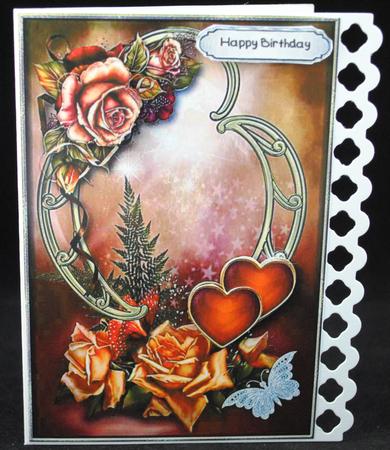 Sweet Twilight Rose Topper by Yvonne Middleton