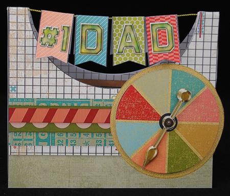 Games Night for Dad Bunting Card 1 by Yvonne Middleton