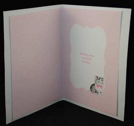 Cute Kitten Insert by Yvonne Middleton