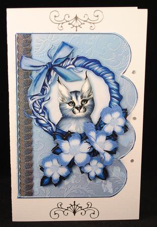 In t Net Lynx 4 Scalloped Edge Card Decoupage by Yvonne Middleton