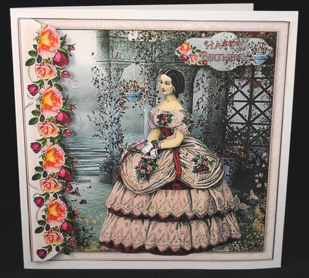 Victorian Lady Rose Lace Ball Gown Mini Kit by Yvonne Middleton