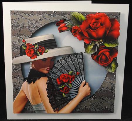 Black Lace & Red Roses Mini Kit by Yvonne Middleton