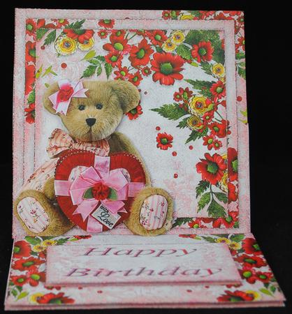 Be My Valentine Easelcard 111 by Yvonne Middleton