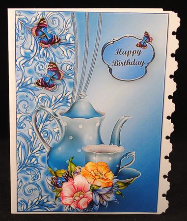 Tea Time Card Front by Yvonne Middleton