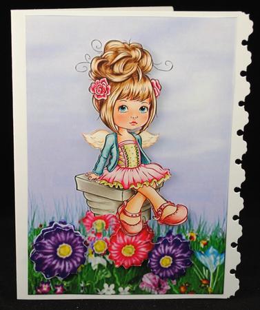 Girl on Pedastel by Yvonne Middleton