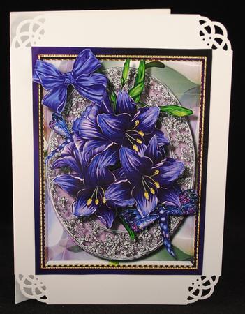 Beautiful Dragonfly's and Lilac Flowers  by Yvonne Middleton