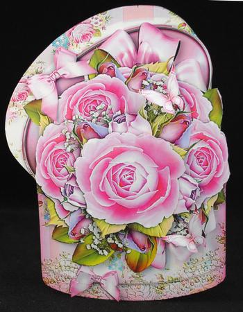 Beautiful Gift Box with Roses by Yvonne Middleton