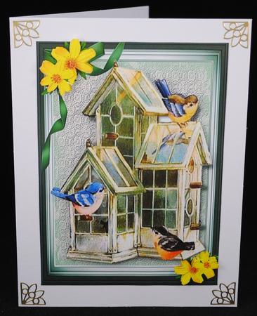 Beautiful Bird House for the Birds by Yvonne Middleton