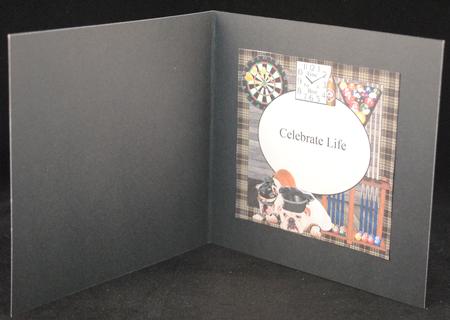 Man Cave Pool Party Celebrate Life Insert by Yvonne Middleton