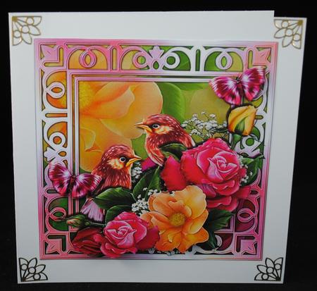 Precious Birds & Roses by Yvonne Middleton