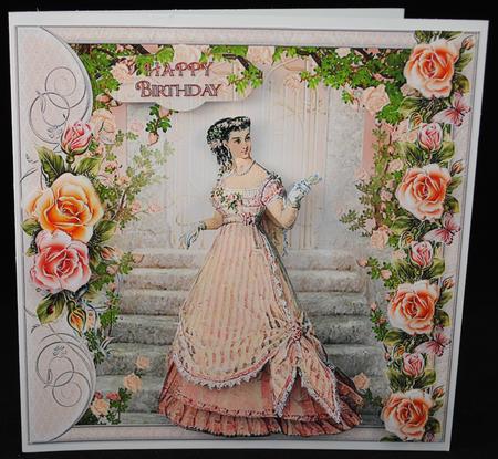 Victorian Lady Peach Delight Mini Kit by Yvonne Middleton