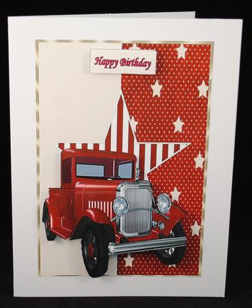 Red Vintage Truck by Yvonne Middleton