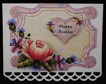 Pink Flowers by Yvonne Middleton