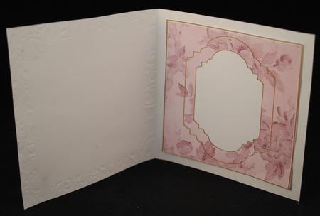 Dpink Rose Fancy 7in Square Insert Panel Sheet by Yvonne Middleton