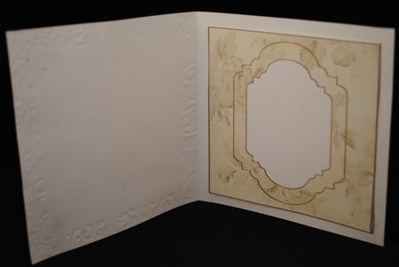 Cream Rose Fancy 7in Square Insert Panel Sheet by Yvonne Middleton