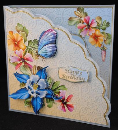 Forest Flowers - Shell Front Card Mini Kit by Yvonne Middleton