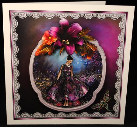 The Lily Grove Sqaure Card Mini-kit by Yvonne Middleton