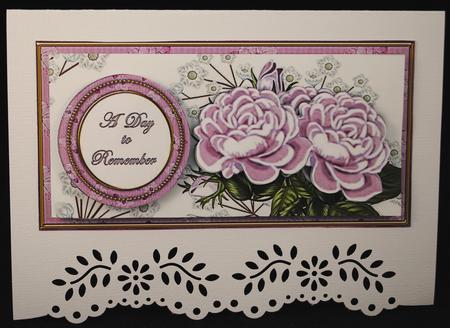 Lilac Roses Day to Remember Dl Decoupage Topper by Yvonne Middleton