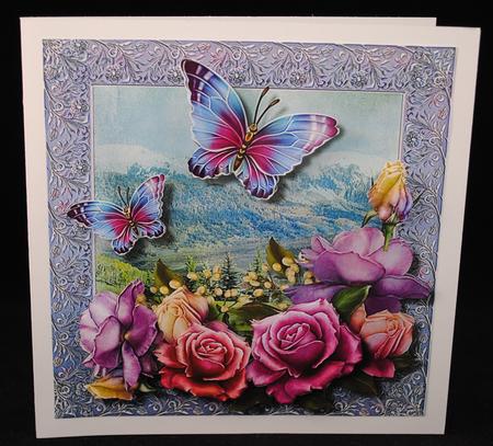 8x8 Mini Kit Butterfly's in the Meadow  by Yvonne Middleton