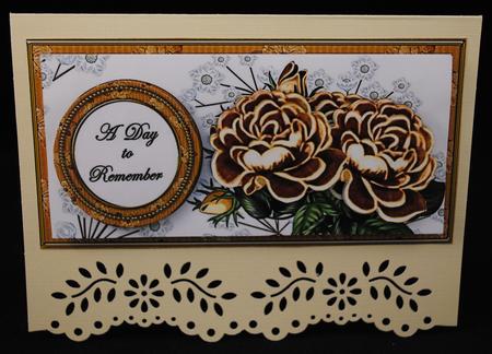 Vtea Roses Day to Remember Dl Decoupage Topper by Yvonne Middleton