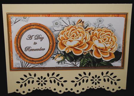 Coffee Roses Day to Remember Dl Decoupage Topper by Yvonne Middleton