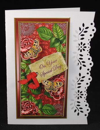 Dred Roses Your Special Day Dl Topdown Topper by Yvonne Middleton