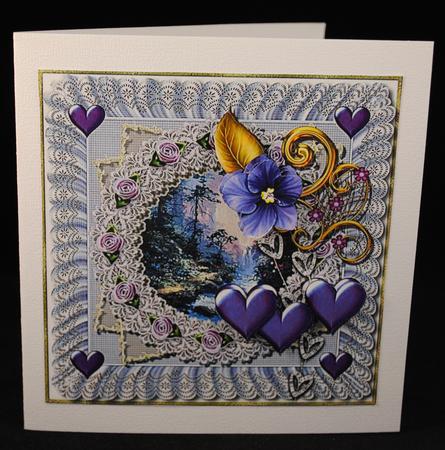 Cherish the Love Card Topper 1 by Yvonne Middleton