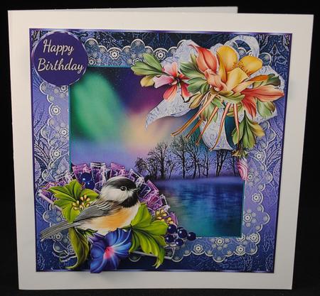 Northern Lights Painting, Mini Birthday / Mother's Day Kit by Yvonne Middleton